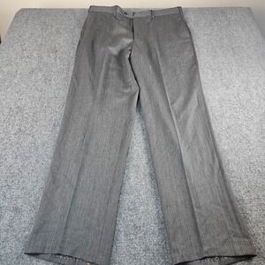 Jos. A. Bank Signature Collection Mens Gray Herringbone Dress Pants 34x31